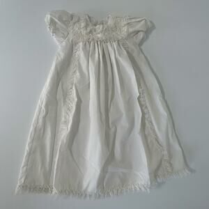 Alexis Christening Gown Dress Vintage 3 months Made in USA White Lace Baptism